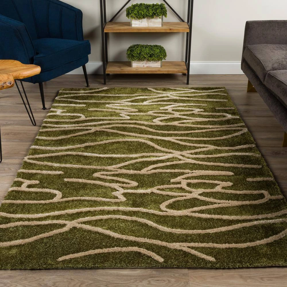 Sarita 3 Aloe 9 ft. x 13 ft. Area Rug by Addison Rugs 9 Sarita 3 Aloe 9 ft. x 13 ft. Area Rug by Addison Rugs - Image 7
