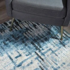 Harrison 6 Baltic 9 ft. 6 in. x 13 ft. 2 in. Area Rug by Addison Rugs -TrafficMaster || Addison Rugs Sales baltic blue addison rugs area rugs hdhr6ba10x13 1d 1000