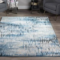 Harrison 6 Baltic 9 ft. 6 in. x 13 ft. 2 in. Area Rug by Addison Rugs -TrafficMaster || Addison Rugs Sales baltic blue addison rugs area rugs hdhr6ba10x13 31 1000