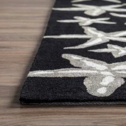 Cove 8 Starfish Black 3 ft. 6 in. x 5 ft. 6 in. Area Rug by Addison Rugs 25 Cove 8 Starfish Black 3 ft. 6 in. x 5 ft. 6 in. Area Rug by Addison Rugs -TrafficMaster || Addison Rugs Sales black addison rugs area rugs hdcv8bk4x6 76 1000