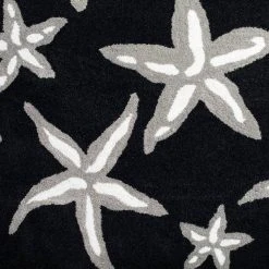 Cove 8 Starfish Black 3 ft. 6 in. x 5 ft. 6 in. Area Rug by Addison Rugs 20 Cove 8 Starfish Black 3 ft. 6 in. x 5 ft. 6 in. Area Rug by Addison Rugs -TrafficMaster || Addison Rugs Sales black addison rugs area rugs hdcv8bk4x6 c3 1000