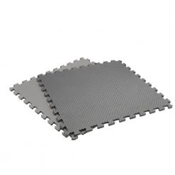 Black/Gray 24 in. x 24 in. x 0.47 in. Foam Dual Sided Gym Floor Tiles (4 Tiles/Pack (16 sq. ft.) by TrafficMaster 9 Black/Gray 24 in. x 24 in. x 0.47 in. Foam Dual Sided Gym Floor Tiles (4 Tiles/Pack (16 sq. ft.) by TrafficMaster -TrafficMaster || Addison Rugs Sales black and gray trafficmaster gym floor tiles 24120hdus 40 1000