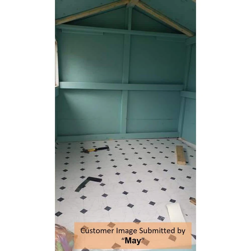 Black and White Marble Paver Residential Vinyl Sheet Flooring 12ft. Wide x Cut to Length by TrafficMaster 14 Black and White Marble Paver Residential Vinyl Sheet Flooring 12ft. Wide x Cut to Length by TrafficMaster - Image 12