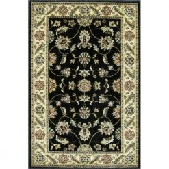 Kazmir Black 3 ft. x 4 ft. Precut Scatter Rug by TrafficMaster