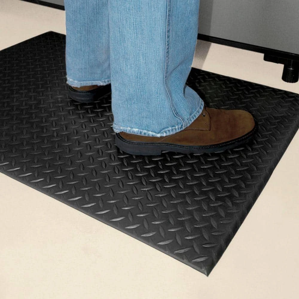 Black 36 in. x 48 in. Foam Commercial Door Mat by TrafficMaster 4 Black 36 in. x 48 in. Foam Commercial Door Mat by TrafficMaster - Image 2