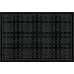 Black 24 in. x 36 in. Fiber and Rubber Commercial Door Mat by TrafficMaster
