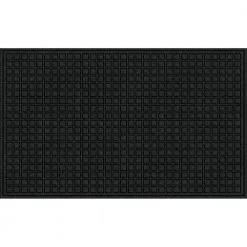 36 in. x 60 in. Black Synthetic Fiber and Recycled Rubber Commercial Door Mat by TrafficMaster