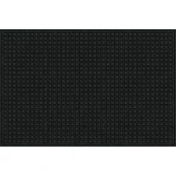 Black 48 in. x 72 in. Synthetic Fiber and Recycled Rubber Commercial Door Mat by TrafficMaster