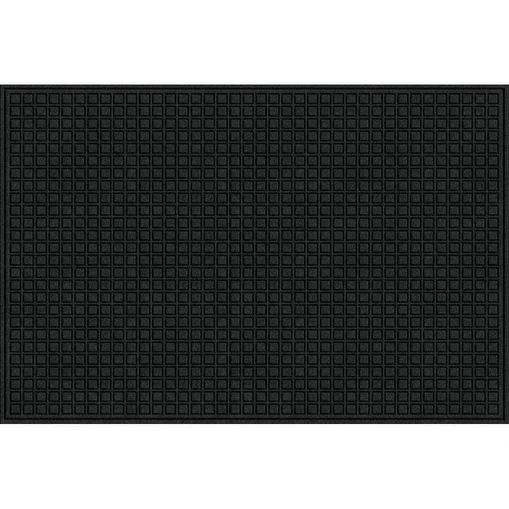 Black 48 in. x 72 in. Synthetic Fiber and Recycled Rubber Commercial Door Mat by TrafficMaster 3 Black 48 in. x 72 in. Synthetic Fiber and Recycled Rubber Commercial Door Mat by TrafficMaster