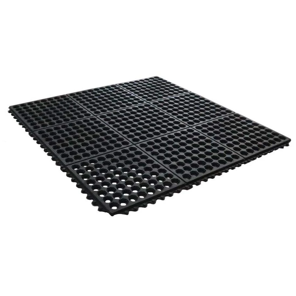 Black 36 in. x 36 in. Rubber Anti-Fatigue Comfort Mat by TrafficMaster 5 Black 36 in. x 36 in. Rubber Anti-Fatigue Comfort Mat by TrafficMaster - Image 3