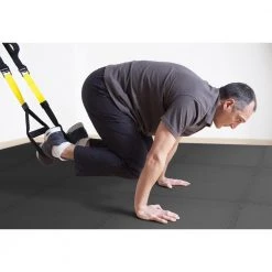 Black/Gray 24 in. x 24 in. x .52 in. Foam Dual Sided Impact Gym Floor Tiles (4 Tiles/Pack (16 sq. ft.) by TrafficMaster 21 Black/Gray 24 in. x 24 in. x .52 in. Foam Dual Sided Impact Gym Floor Tiles (4 Tiles/Pack (16 sq. ft.) by TrafficMaster -TrafficMaster || Addison Rugs Sales black trafficmaster gym floor tiles 24213hdus 66 1000