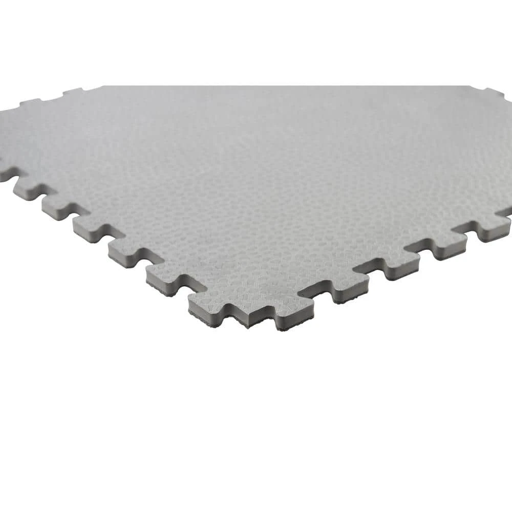 Black/Gray 24 in. x 24 in. x .52 in. Foam Dual Sided Impact Gym Floor Tiles (4 Tiles/Pack (16 sq. ft.) by TrafficMaster 15 Black/Gray 24 in. x 24 in. x .52 in. Foam Dual Sided Impact Gym Floor Tiles (4 Tiles/Pack (16 sq. ft.) by TrafficMaster - Image 13