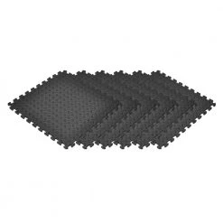 Black 24 in. W x 24 in. L x 0.47 in. Foam Interlocking Gym Floor Tiles (6 Tiles/Pack) (24 sq. ft.) by TrafficMaster 14 Black 24 in. W x 24 in. L x 0.47 in. Foam Interlocking Gym Floor Tiles (6 Tiles/Pack) (24 sq. ft.) by TrafficMaster -TrafficMaster || Addison Rugs Sales black trafficmaster gym floor tiles 24224dphd 40 1000