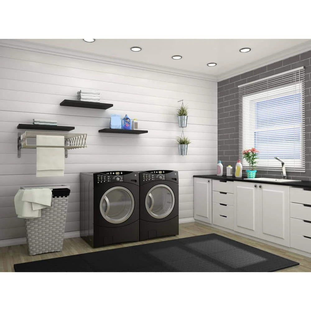 Black 24 in. W x 24 in. L x 0.47 in. Foam Interlocking Gym Floor Tiles (6 Tiles/Pack) (24 sq. ft.) by TrafficMaster 11 Black 24 in. W x 24 in. L x 0.47 in. Foam Interlocking Gym Floor Tiles (6 Tiles/Pack) (24 sq. ft.) by TrafficMaster - Image 9