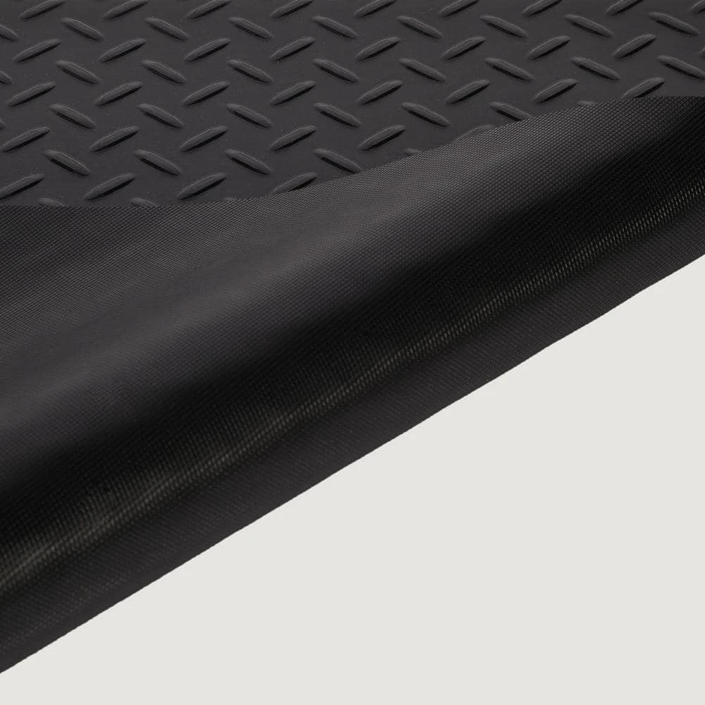 27 in. x 12 ft. Wide Rib Utility Black Floor Protector by TrafficMaster 4 27 in. x 12 ft. Wide Rib Utility Black Floor Protector by TrafficMaster - Image 2