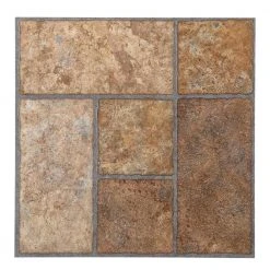 Bodden Bay 12 in. x 12 in. Terra Cotta Peel and Stick Vinyl Tile (30 sq. ft. / case) by TrafficMaster -TrafficMaster || Addison Rugs Sales bodden bay terra cotta trafficmaster vinyl tile 26294061 c3 1000