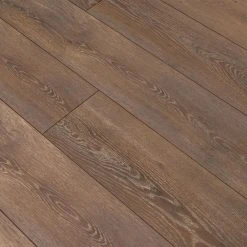 Cowley Creek Oak 8 mm Thick x 8.03 in. W x 47.64 in. L Water resistant Laminate Wood Flooring (21.26 sq. ft./Case) by TrafficMaster -TrafficMaster || Addison Rugs Sales brown trafficmaster laminate wood flooring 360831 2k383 4f 1000