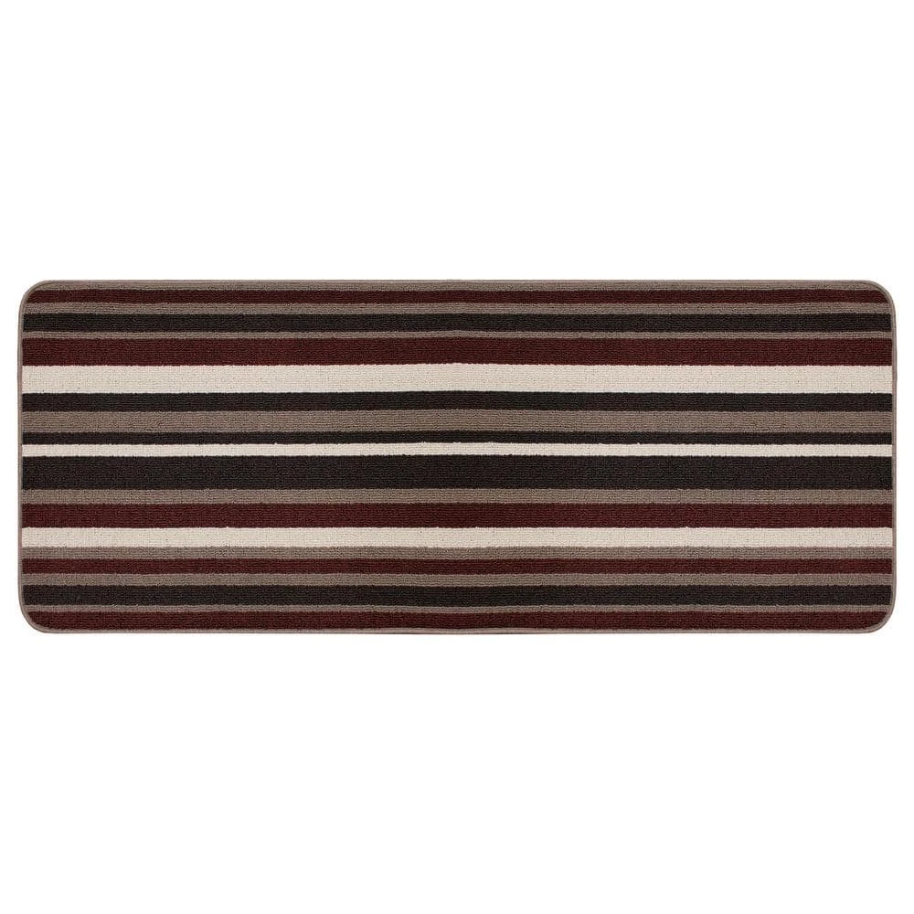 Sonoma Cabernet 2 ft. x 5 ft. Striped Polypropylene Accent Rug by TrafficMaster 3 Sonoma Cabernet 2 ft. x 5 ft. Striped Polypropylene Accent Rug by TrafficMaster