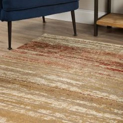 Serene 6 Abstract Stripes Canyon 7 ft. 10 in. x 10 ft. 7 in. Area Rug by Addison Rugs -TrafficMaster || Addison Rugs Sales canyon addison rugs area rugs hdsn6ca8x11 4f 1000