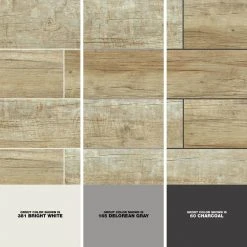 Capel Timber 6 in. x 24 in. Matte Ceramic Wood Look Floor and Wall Tile (16.8 sq. ft./Case) by TrafficMaster -TrafficMaster || Addison Rugs Sales capel timber trafficmaster ceramic tile nhdcaptim6x24 a0 1000