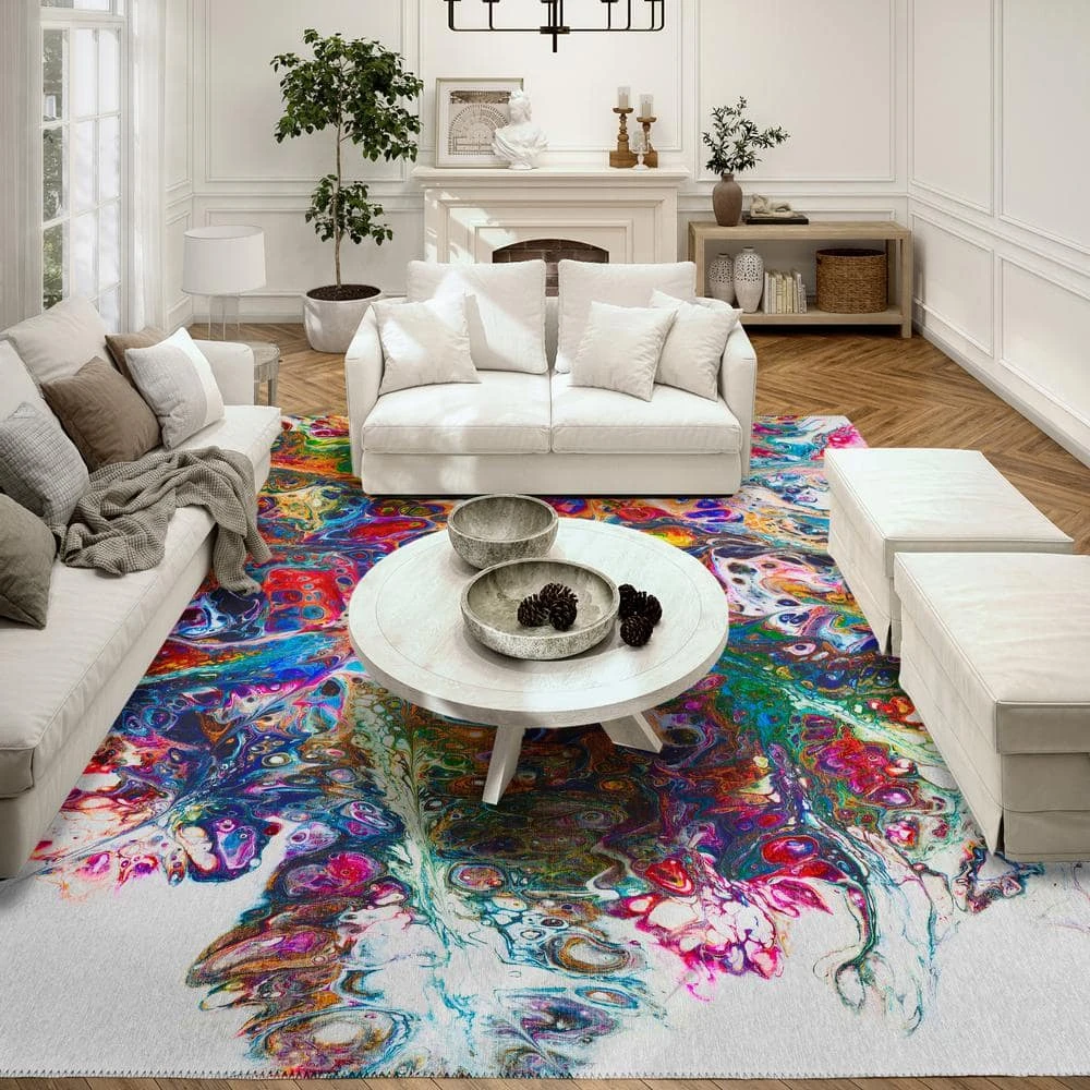 Copeland Carnival 8 ft. x 10 ft. Abstract Area Rug by Addison Rugs 10 Copeland Carnival 8 ft. x 10 ft. Abstract Area Rug by Addison Rugs - Image 8