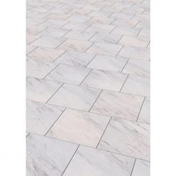 Carrara Marble 12 in. x 12 in. Peel and Stick Vinyl Tile (30 sq. ft. / case) by TrafficMaster -TrafficMaster || Addison Rugs Sales carrara marble trafficmaster vinyl tile ss1212 c3 1000 1
