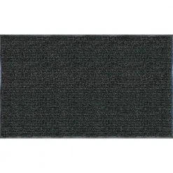 Enviroback Charcoal 60 in. x 36 in. Recycled Rubber/Thermoplastic Rib Door Mat by TrafficMaster