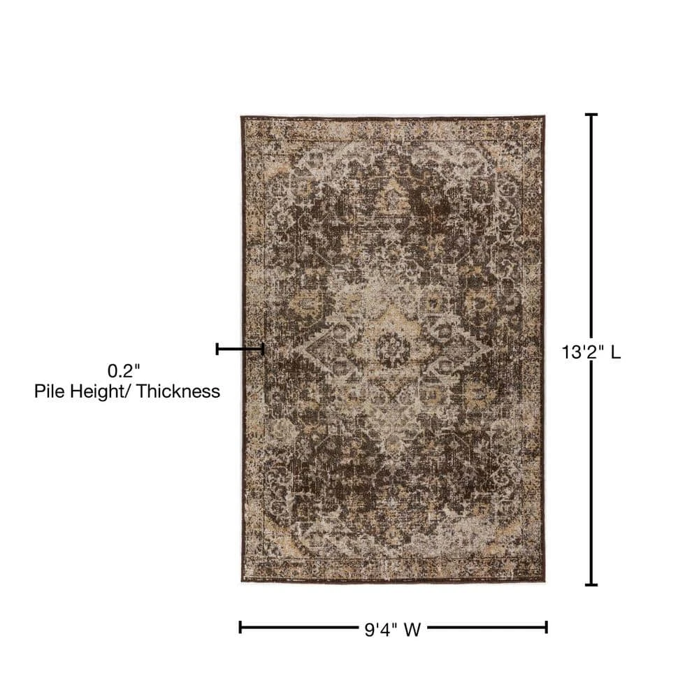 Fergus 1 Chocolate 9 ft. 4 in. x 13 ft. 2 in. Area Rug by Addison Rugs 12 Fergus 1 Chocolate 9 ft. 4 in. x 13 ft. 2 in. Area Rug by Addison Rugs - Image 10