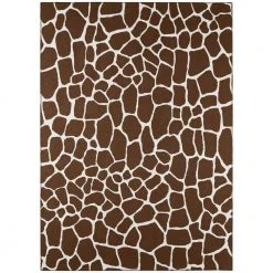 Kruger Chocolate 8 ft. x 10 ft. Animal Print Area Rug by Addison Rugs