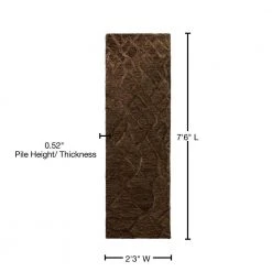 Webster 1 Chocolate 2 ft. 3 in. x 7 ft. 6 in. Runner Rug by Addison Rugs -TrafficMaster || Addison Rugs Sales chocolate addison rugs area rugs hdwb1ch2x8 76 1000
