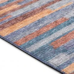 Modena Denim 10 ft. x 14 ft. Striped Area Rug by Addison Rugs -TrafficMaster || Addison Rugs Sales denim addison rugs area rugs hdmo8dn10x14 4f 1000