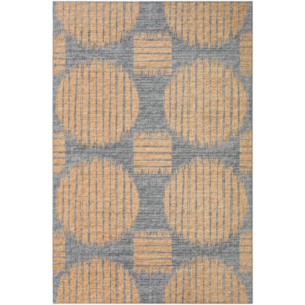 Modena Eclipse 3 ft. x 5 ft. Circles Area Rug by Addison Rugs 3 Modena Eclipse 3 ft. x 5 ft. Circles Area Rug by Addison Rugs