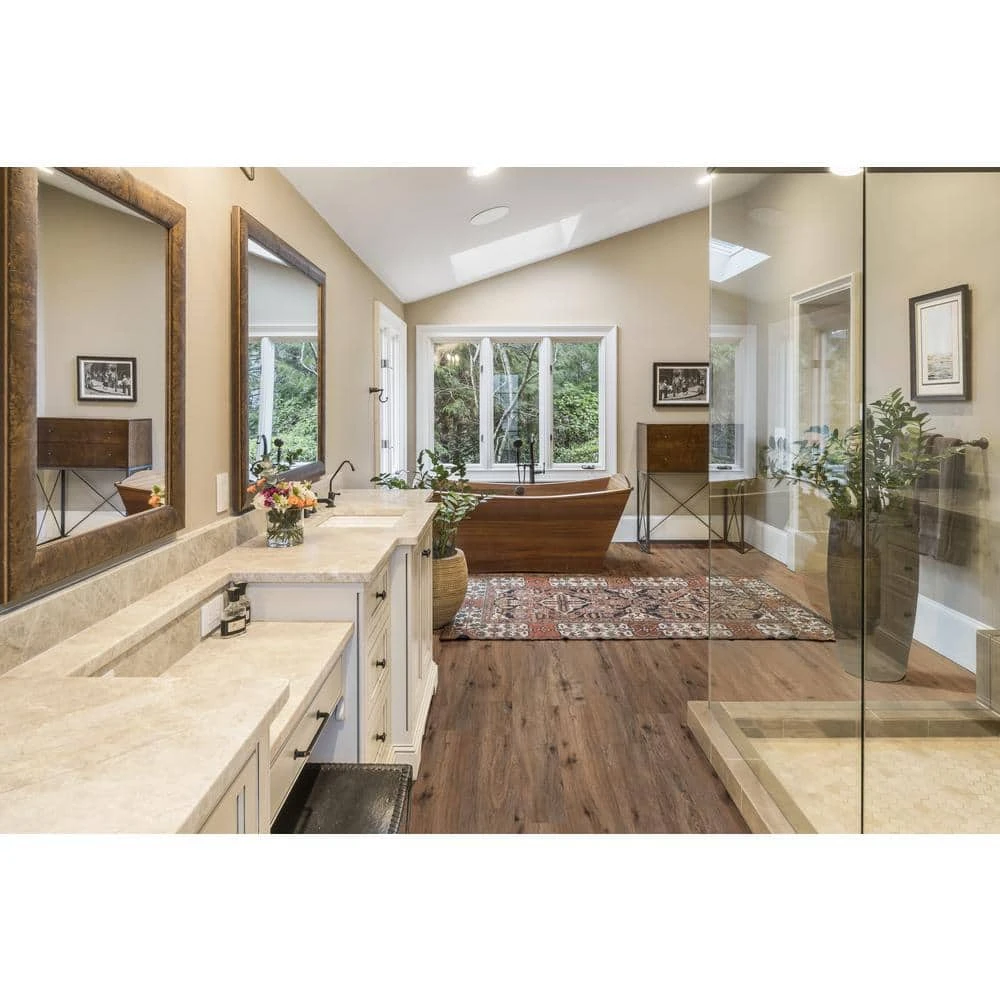 Edwards Oak 5.98 in. W Rigid Core Click Lock Luxury Vinyl Plank Flooring (23.95 sq. ft./case) by TrafficMaster 4 Edwards Oak 5.98 in. W Rigid Core Click Lock Luxury Vinyl Plank Flooring (23.95 sq. ft./case) by TrafficMaster - Image 2