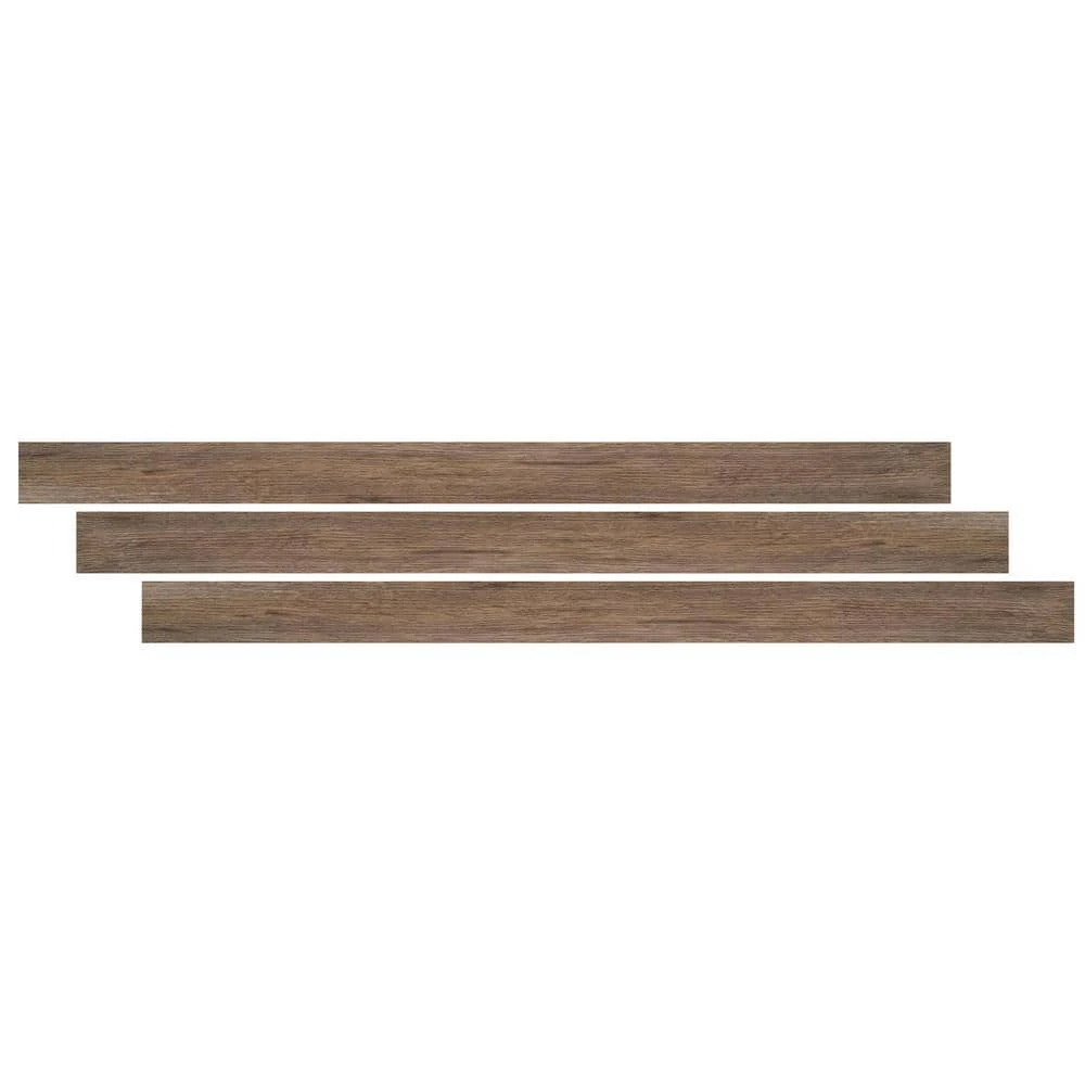 Edwards Oak-3/4 in. Thick x 2-3/4 in. Wide x 94 in. Length Luxury Vinyl Flush Stair Nose Molding by TrafficMaster 6 Edwards Oak-3/4 in. Thick x 2-3/4 in. Wide x 94 in. Length Luxury Vinyl Flush Stair Nose Molding by TrafficMaster - Image 4