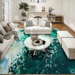 Copeland Emerald City 3 ft. x 5 ft. Abstract Area Rug by Addison Rugs -TrafficMaster || Addison Rugs Sales emerald city addison rugs area rugs hdkc10em3x5 31 1000