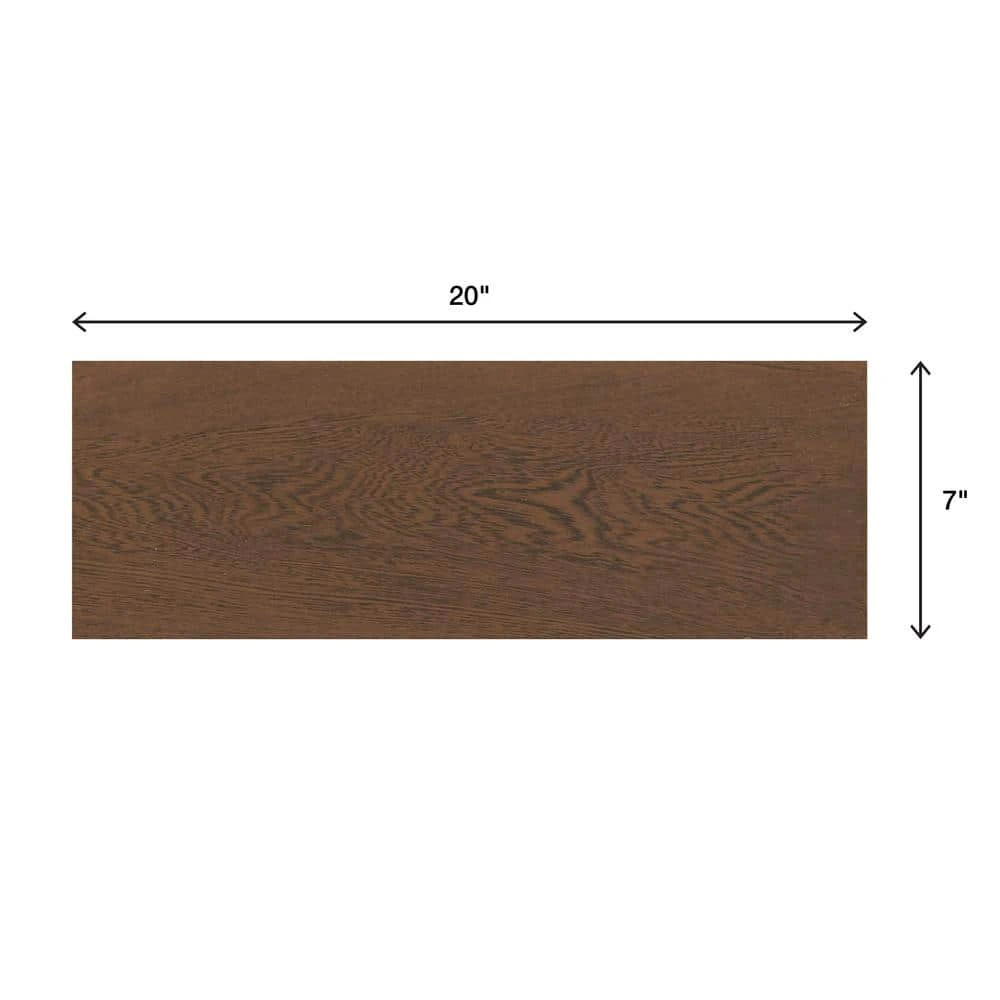 Glenwood Cherry 7 in. x 20 in. Ceramic Floor and Wall Tile (10.89 sq. ft. / case) by TrafficMaster 8 Glenwood Cherry 7 in. x 20 in. Ceramic Floor and Wall Tile (10.89 sq. ft. / case) by TrafficMaster - Image 6