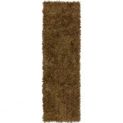 Decadent 1 Gold 2 ft. 3 in. x 7 ft. 6 in. Area Rug Runner by Addison Rugs