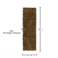Decadent 1 Gold 2 ft. 3 in. x 7 ft. 6 in. Area Rug Runner by Addison Rugs 12 Decadent 1 Gold 2 ft. 3 in. x 7 ft. 6 in. Area Rug Runner by Addison Rugs -TrafficMaster || Addison Rugs Sales gold addison rugs area rugs hddc1go2x8 76 1000