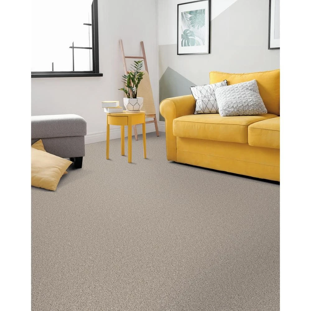 Groove - Color Gray Indoor 12 ft. Texture Carpet (1080 sq. ft./Roll) by TrafficMaster 4 Groove - Color Gray Indoor 12 ft. Texture Carpet (1080 sq. ft./Roll) by TrafficMaster - Image 2