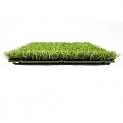 1 ft. x 1 ft. Artificial Grass Interlocking Tiles (9-Pack) by TrafficMaster
