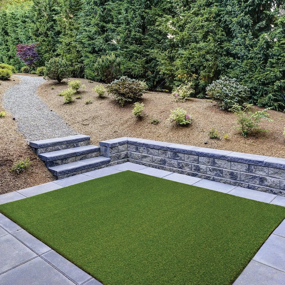 Premium Landscape 7.5 ft. x 13 ft. Green Artificial Grass Rug by TrafficMaster 5 Premium Landscape 7.5 ft. x 13 ft. Green Artificial Grass Rug by TrafficMaster - Image 3