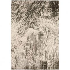 Gentry 17 Grey 8 Ft. x 10 Ft. Abstract Watercolor Area Rug by Addison Rugs