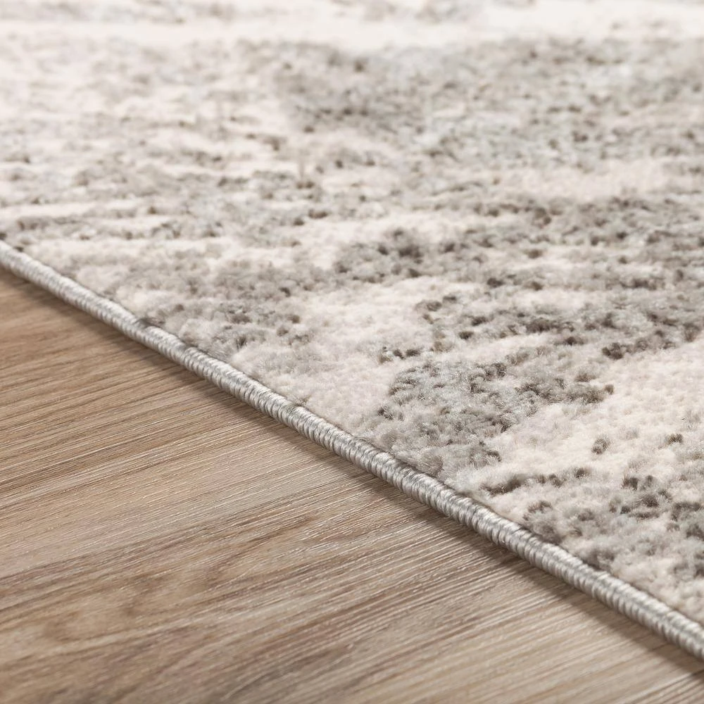 Gentry 17 Grey 8 Ft. x 10 Ft. Abstract Watercolor Area Rug by Addison Rugs 4 Gentry 17 Grey 8 Ft. x 10 Ft. Abstract Watercolor Area Rug by Addison Rugs - Image 2