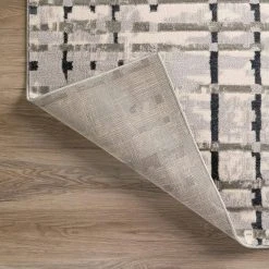 Gentry 4 Grey 3 Ft. 3 In. x 5 Ft. 1 In. Abstract Checker Area Rug by Addison Rugs -TrafficMaster || Addison Rugs Sales grey addison rugs area rugs hdge4gr3x5 66 1000