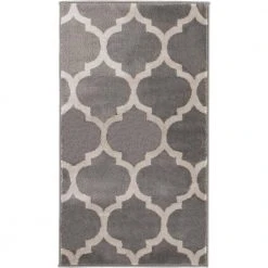 Seyward Grey 2 ft. 7 in. x 4 ft. Accent Rug by TrafficMaster