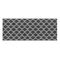 Trellis Grey 2 ft. x 5 ft. Accent Rug by TrafficMaster