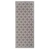 Trellis Grey 2 ft. x 4 ft. Trellis Polyester Accent Rug by TrafficMaster
