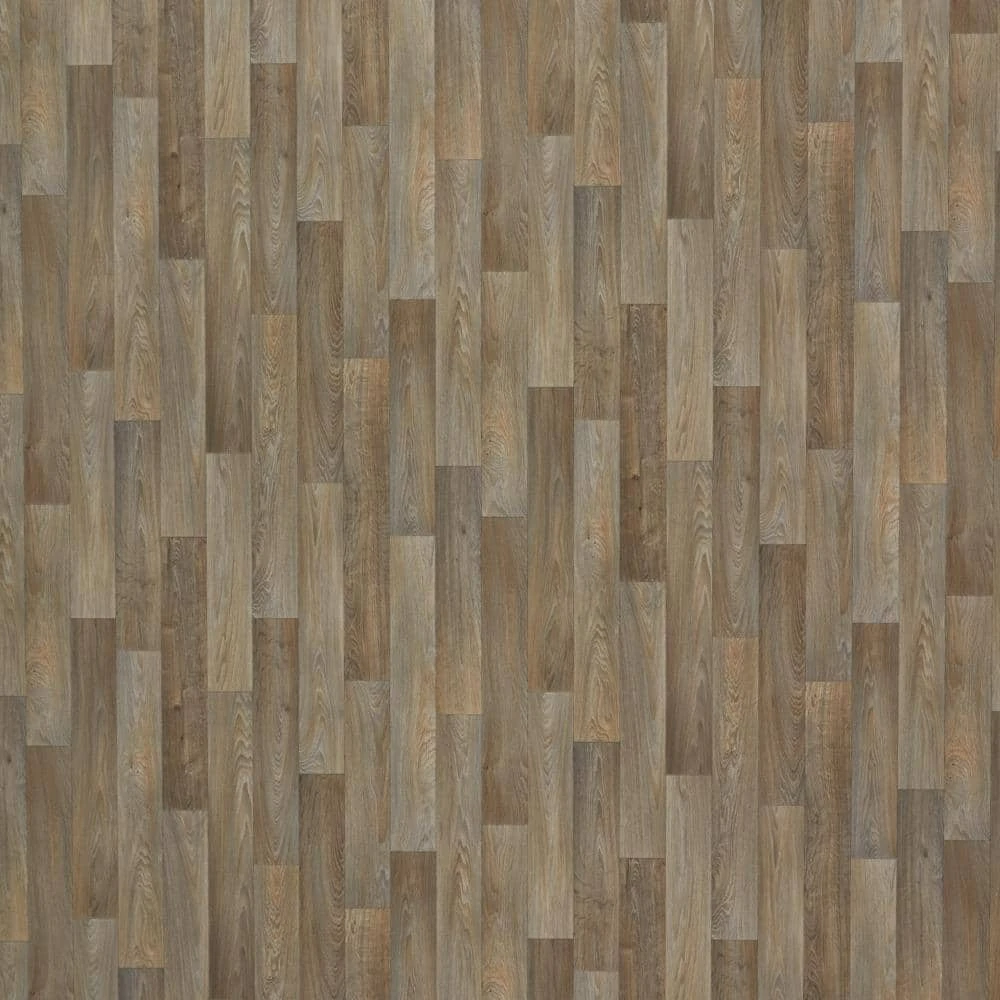 Greyed Oak Wood Residential Vinyl Sheet Flooring 12 ft. Wide x Cut to Length by TrafficMaster 3 Greyed Oak Wood Residential Vinyl Sheet Flooring 12 ft. Wide x Cut to Length by TrafficMaster
