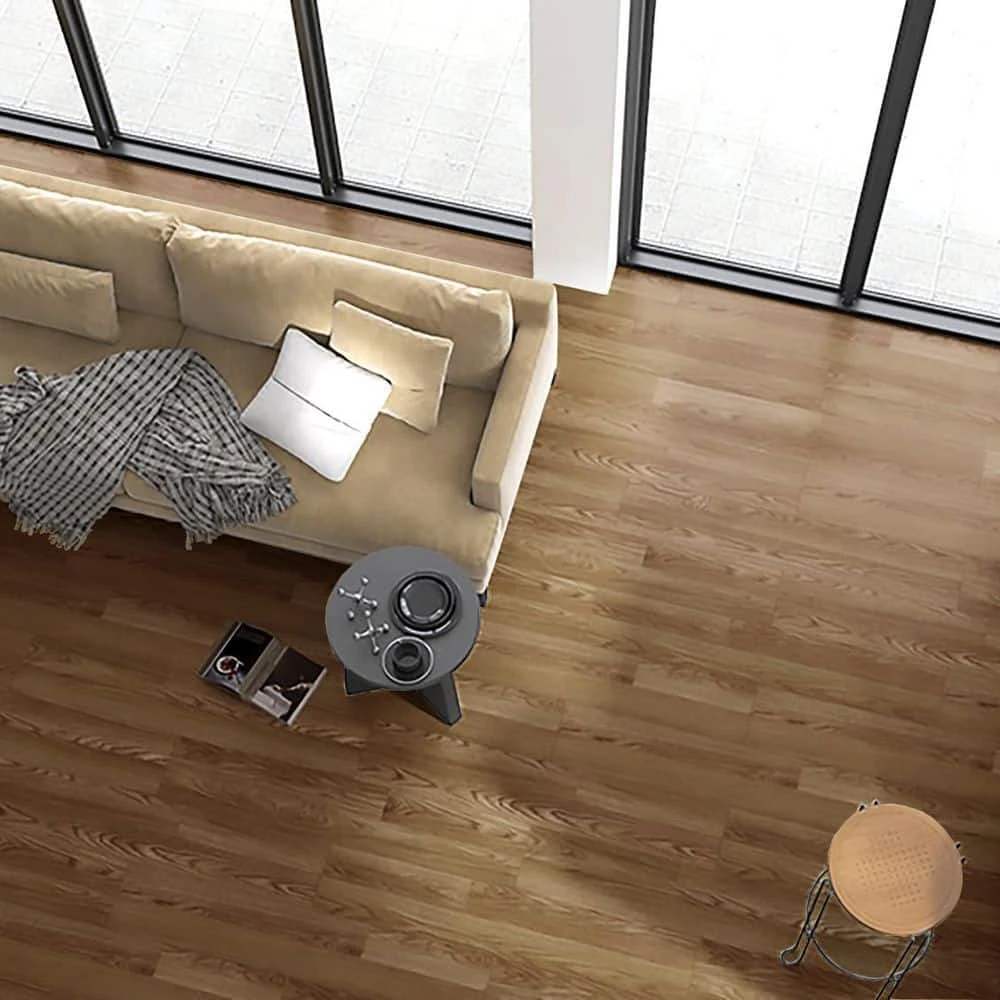 Kellum Valley Gunstock Oak 7 mm T x 8.03 in. W Laminate Wood Flooring (23.91 sq.ft/Case) by TrafficMaster 4 Kellum Valley Gunstock Oak 7 mm T x 8.03 in. W Laminate Wood Flooring (23.91 sq.ft/Case) by TrafficMaster - Image 2