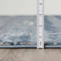 Apollo 5 Indigo 1 ft. 6 in. x 2 ft. 5 in. Distressed Crosshatch Indoor Area Rug by Addison Rugs -TrafficMaster || Addison Rugs Sales indigo addison rugs area rugs hdap5in20x30 1f 1000